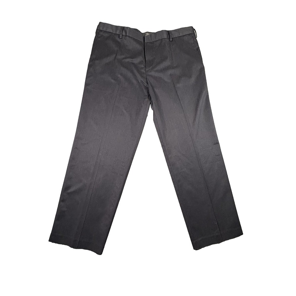 Dockers Men's 42x32‎ Charcoal Khaki Straight Fit Dress Slacks SEE DESCRIPTION